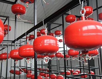 懸挂式超細幹粉滅火裝置